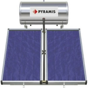 ΗΛΙΑΚΟΣ ΘΕΡΜΟΣΙΦΩΝΑΣ PYRAMIS 160LT 2X1,5